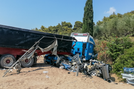 Τροχαίο δυστύχημα στην Κυπαρισσία